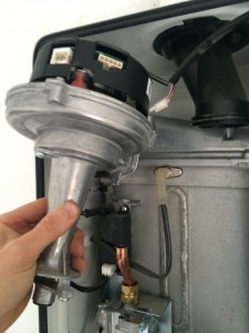 boiler-service-fan-removal