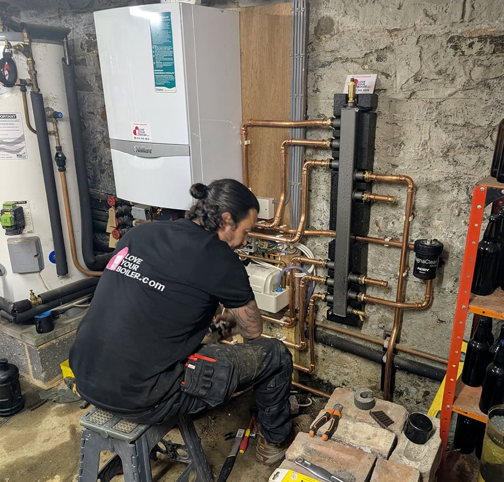 Baxi boiler showing signs of needing replacement